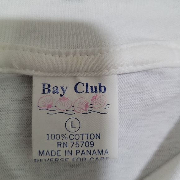 VINTAGE Men Size Large Bay Club 1994 U.S.A Soccer single stitched White Tshirt - Picture 5 of 9